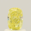 GIA 0.7 Fancy Yellow-SI1 Cushion Diamond