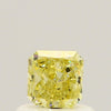GIA 0.44 Fancy Yellow-VS1 Radiant Diamond