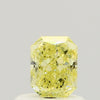 GIA 0.52 Fancy Yellow-VVS1 Radiant Diamond
