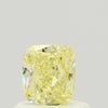 GIA 0.46 Fancy Yellow-VS2 Cushion Diamond