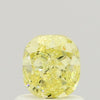 GIA 0.7 Fancy Yellow-SI2 Cushion Diamond