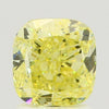 GIA 1.77 Fancy Yellow-SI1 Cushion Diamond
