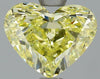 GIA 1.04 Fancy Yellow-SI2 Heart Diamond