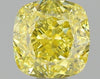 GIA 0.47 Fancy Intense Yellow-VS1 Cushion Diamond