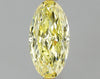 GIA 0.6 Fancy Yellow-VS1 Oval Diamond