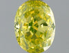 GIA 0.54 Fancy Intense Yellow-VVS1 Oval Diamond