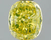 GIA 0.47 Fancy Intense Yellow-VS1 Cushion Diamond