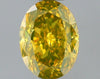 GIA 0.6 Fancy Deep Yellow-VVS1 Oval Diamond