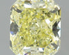 GIA 1.25 Fancy Light Yellow-SI2 Radiant Diamond