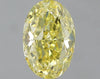 GIA 0.54 Fancy Yellow-SI1 Oval Diamond