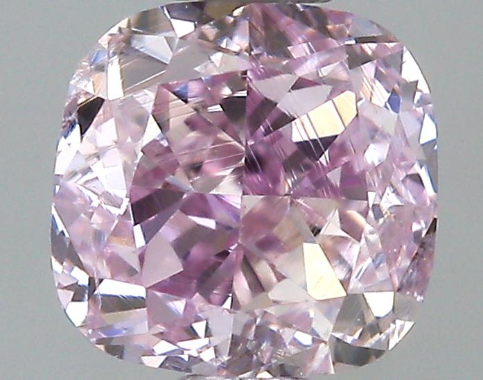 GIA 0.4 Fancy Pink Purple-SI1 Cushion Diamond