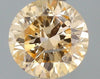 GIA 0.18 Fancy Orange Yellow-I2 Round Diamond
