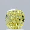 GIA 1.53 Fancy Yellow-SI2 Cushion Diamond
