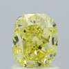 GIA 1.27 Fancy Yellow-SI1 Cushion Diamond