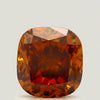 GIA 1.08 Fancy Deep Brown Orange-SI2 Cushion Diamond