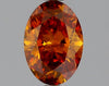 GIA 1.51 Fancy Deep Brownish Orange-I1 Oval Diamond