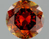 GIA 2.85 Fancy Deep Brown Orange-SI2 Round Diamond