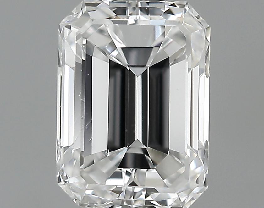 GIA 1 D-VS2 Emerald Diamond