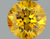 GIA 0.2 Fancy Vivid Orangy Yellow-VVS1 Round Diamond