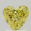 GIA 1.11 Fancy Intense Yellow-SI2 Heart Diamond