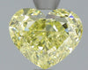 GIA 1.01 Fancy Yellow-VS2 Heart Diamond