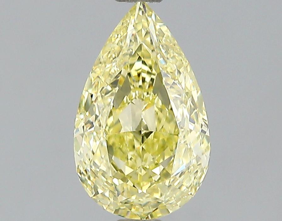 GIA 1.01 Fancy Light Yellow-VVS1 Pear Diamond