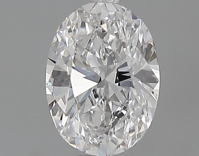 GIA 0.9 D-VS2 Oval Diamond