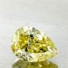 GIA 1.8 Fancy Intense Yellow-I1 Pear Diamond