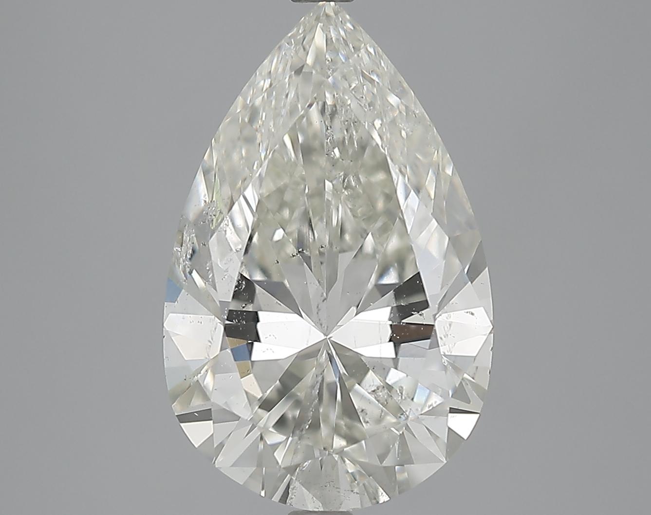 GIA 5.01 K-SI2 Pear Diamond