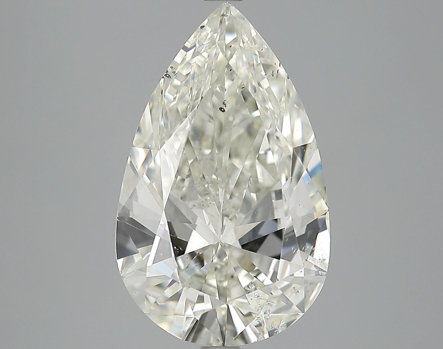 GIA 5.01 K-SI2 Pear Diamond