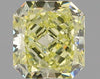 GIA 1.13 Fancy Yellow-VS1 Radiant Diamond