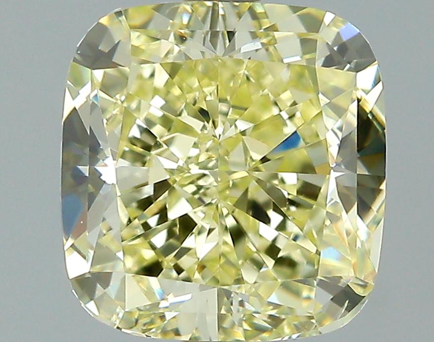 GIA 2.05 Fancy Yellow-VS2 Cushion Diamond