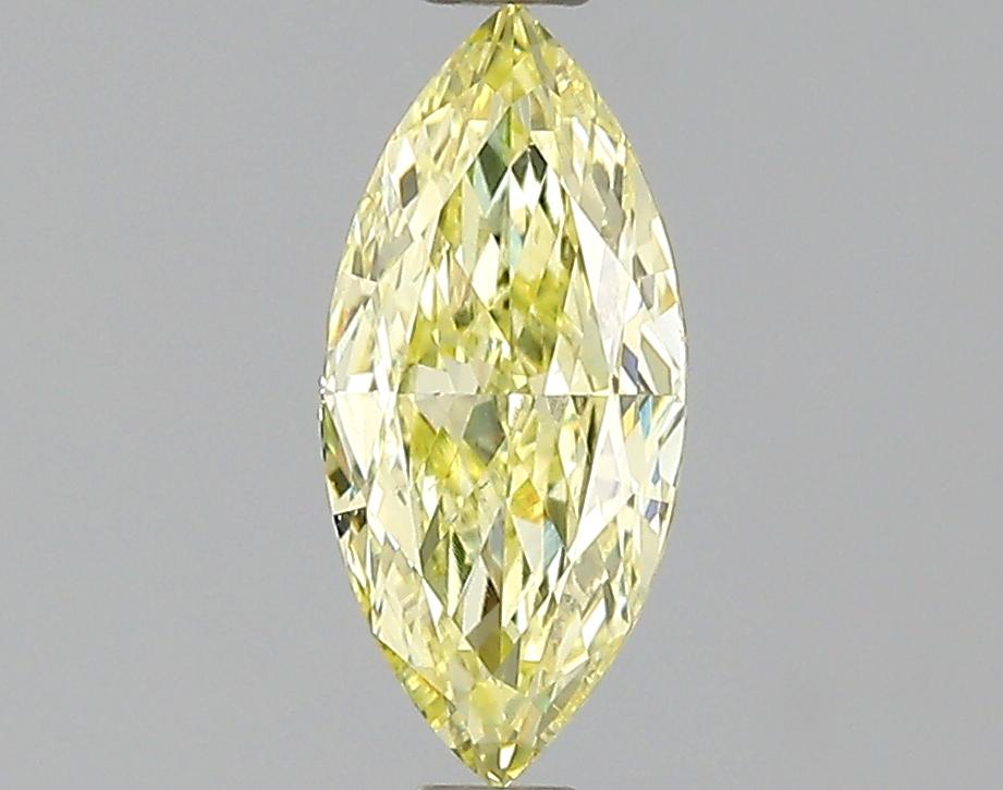 GIA 0.58 Fancy Yellow-VS2 Marquise Diamond