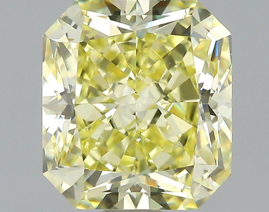 GIA 1.01 Fancy Yellow-VS1 Radiant Diamond
