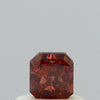 GIA 0.41 Fancy Deep Brownish Orangy Pink-I2 Radiant Diamond