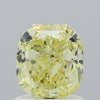 GIA 1.14 Fancy Yellow-VVS2 Cushion Diamond