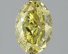 GIA 1.71 Fancy Vivid Yellow-SI1 Oval Diamond