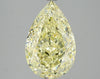 GIA 5.09 Fancy Light Yellow-SI2 Pear Diamond