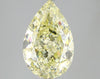 GIA 5.2 Fancy Yellow-SI1 Pear Diamond