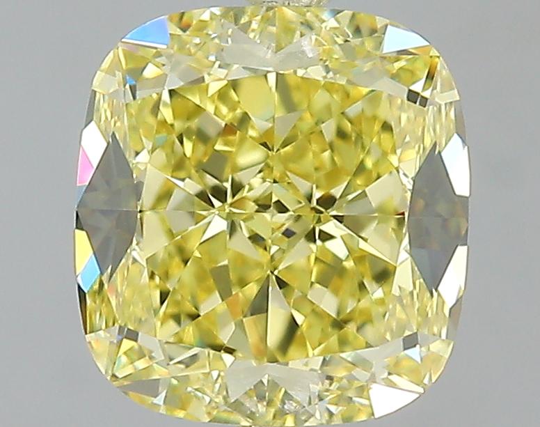 GIA 1.81 Fancy Intense Yellow-IF Cushion Diamond