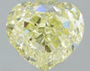 GIA 1 Fancy Yellow-SI1 Heart Diamond