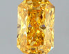 GIA 0.48 Fancy Vivid Orange Yellow-SI1 Radiant Diamond