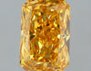 GIA 0.33 Fancy Vivid Orange Yellow-VVS2 Radiant Diamond
