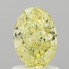 GIA 1.03 Fancy Yellow-SI2 Oval Diamond