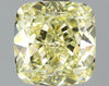 GIA 1.08 Fancy Yellow-VS2 Cushion Diamond