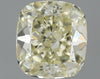 GIA 0.93 Fancy Light Yellow-VVS2 Cushion Diamond