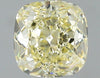 GIA 1.01 Fancy Light Yellow-VVS2 Cushion Diamond