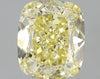 GIA 1.01 Fancy Light Yellow-VVS2 Cushion Diamond
