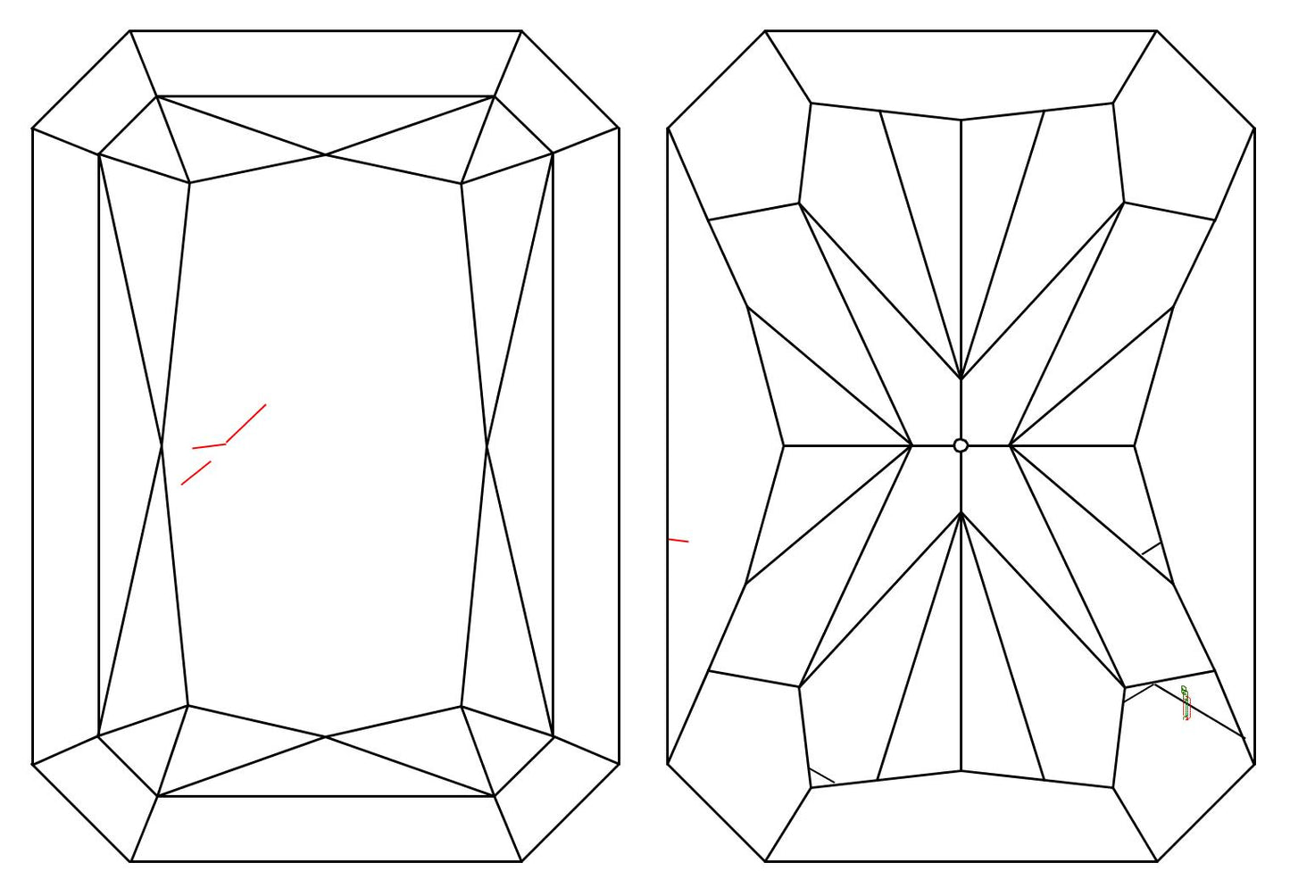 GIA 1.01 D-SI1 Radiant Diamond