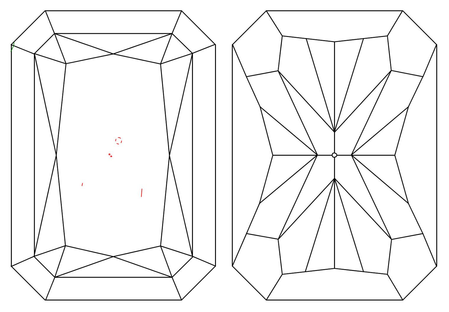 GIA 1.01 G-VS1 Radiant Diamond